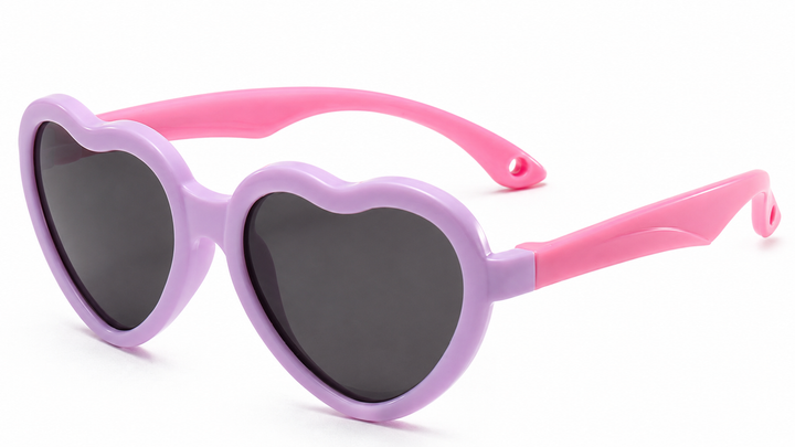 Flexible Heart Sunglasses with Polarised Lenses Ages 0 - 8