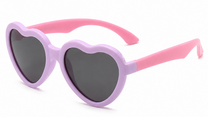 Flexible Heart Sunglasses with Polarised Lenses Ages 0 - 8