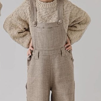 Natural Chunky Knit Jumper in Pure Cotton