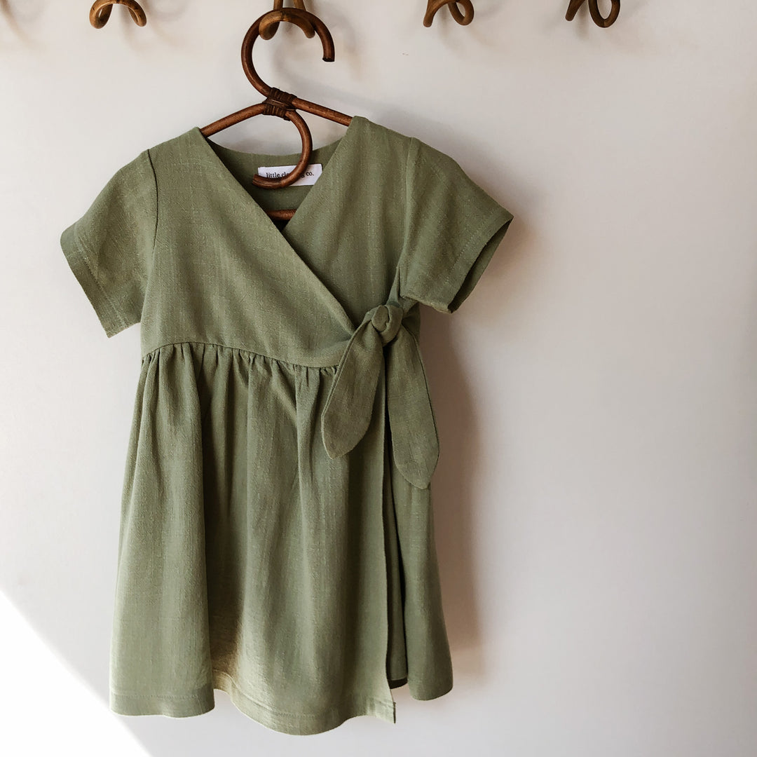 Summer Dreaming Short Sleeve Wrap Dress