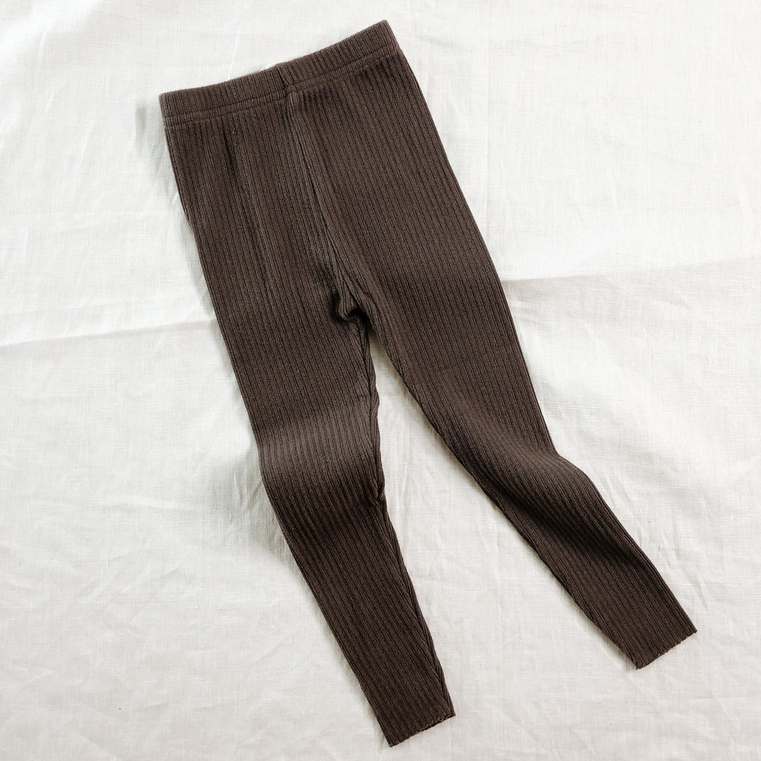 Simplicity Range - Easy Wear Cotton Rib Leggings - littleclothingco