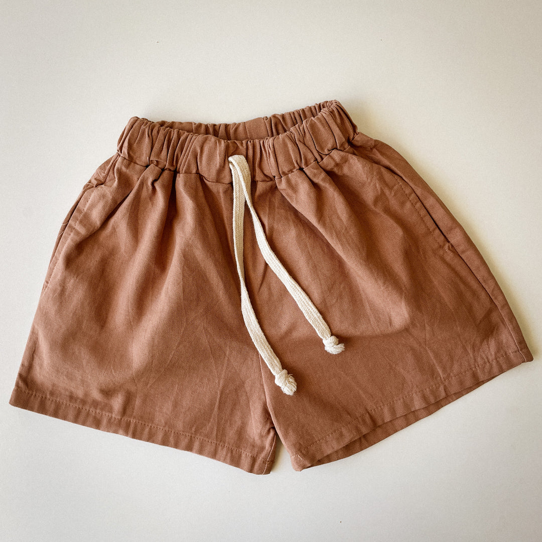 Relaxed Fit Summer Shorts in Linen/Cotton Blend