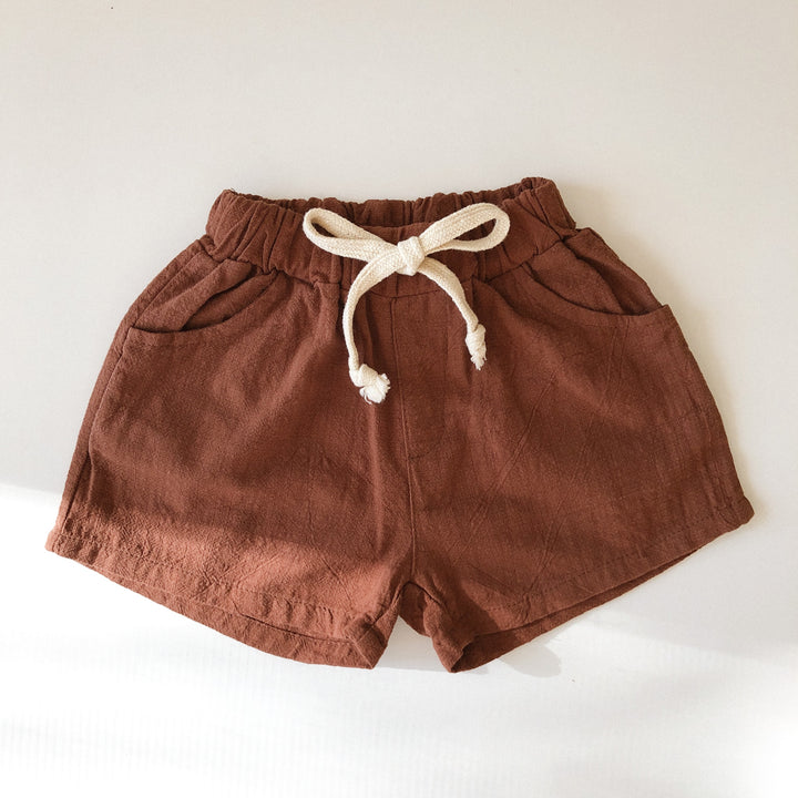 Perfect Summer Shorts in Linen/Cotton Blend