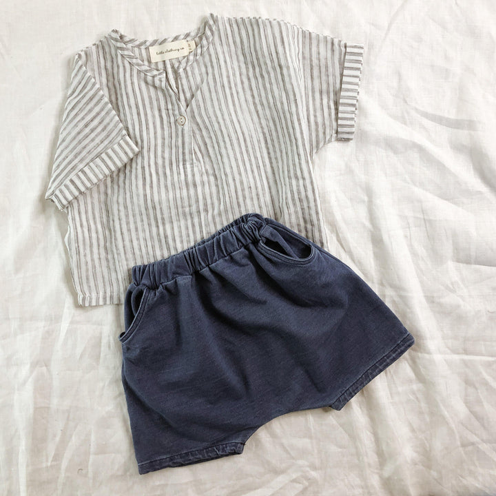 Lightweight Summer Stripe Top - 100% Cotton - littleclothingco