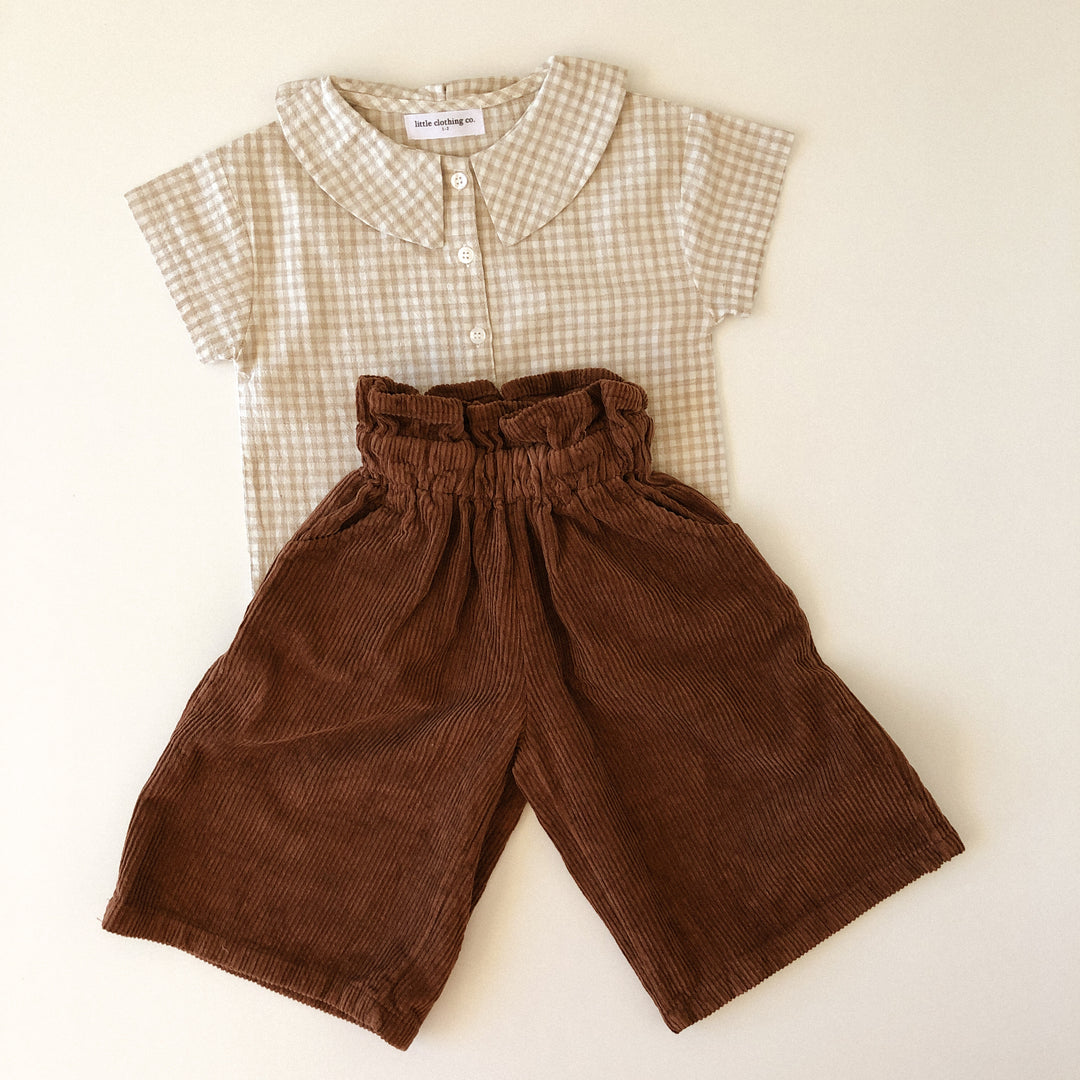 Chunky Flared Corduroy Pants - Size 3-4 & 5-7