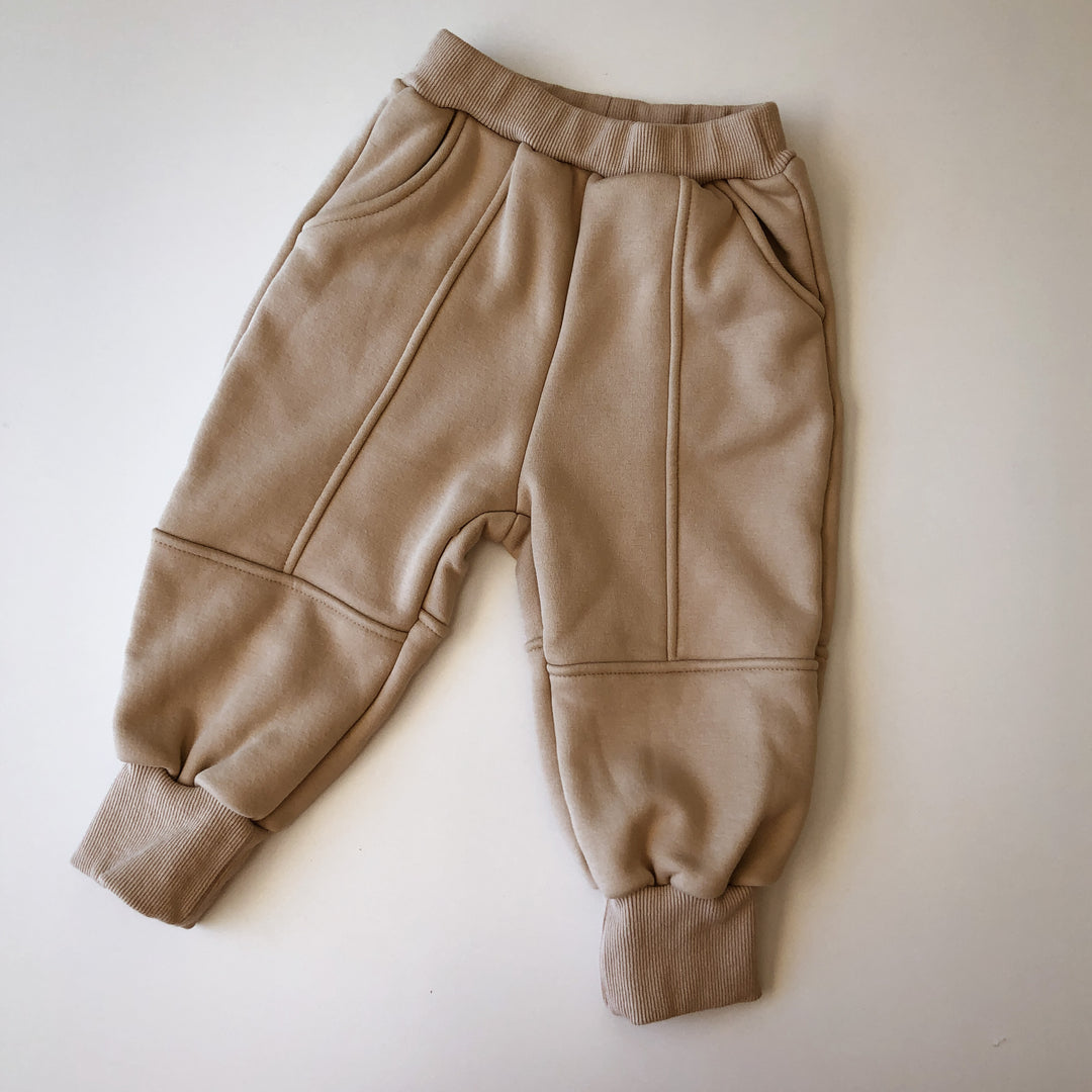 Classic Cosy Track Pants with Panel Detail