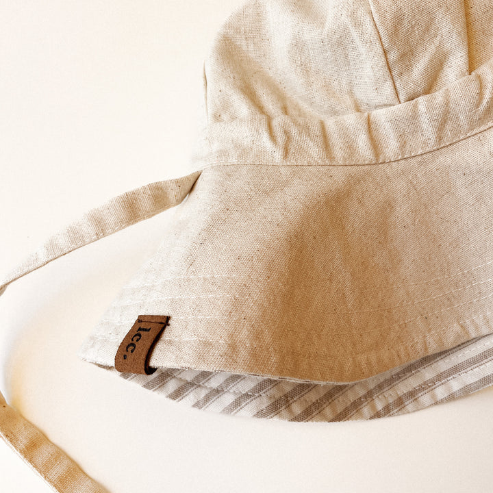 Reversible Sun Hat in 100% Linen