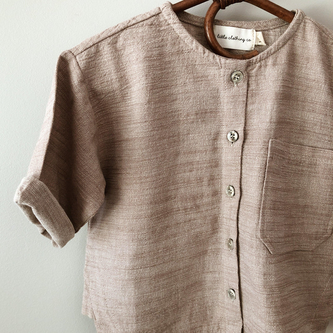 Joshua Marle Shirt - Linen/Cotton - littleclothingco