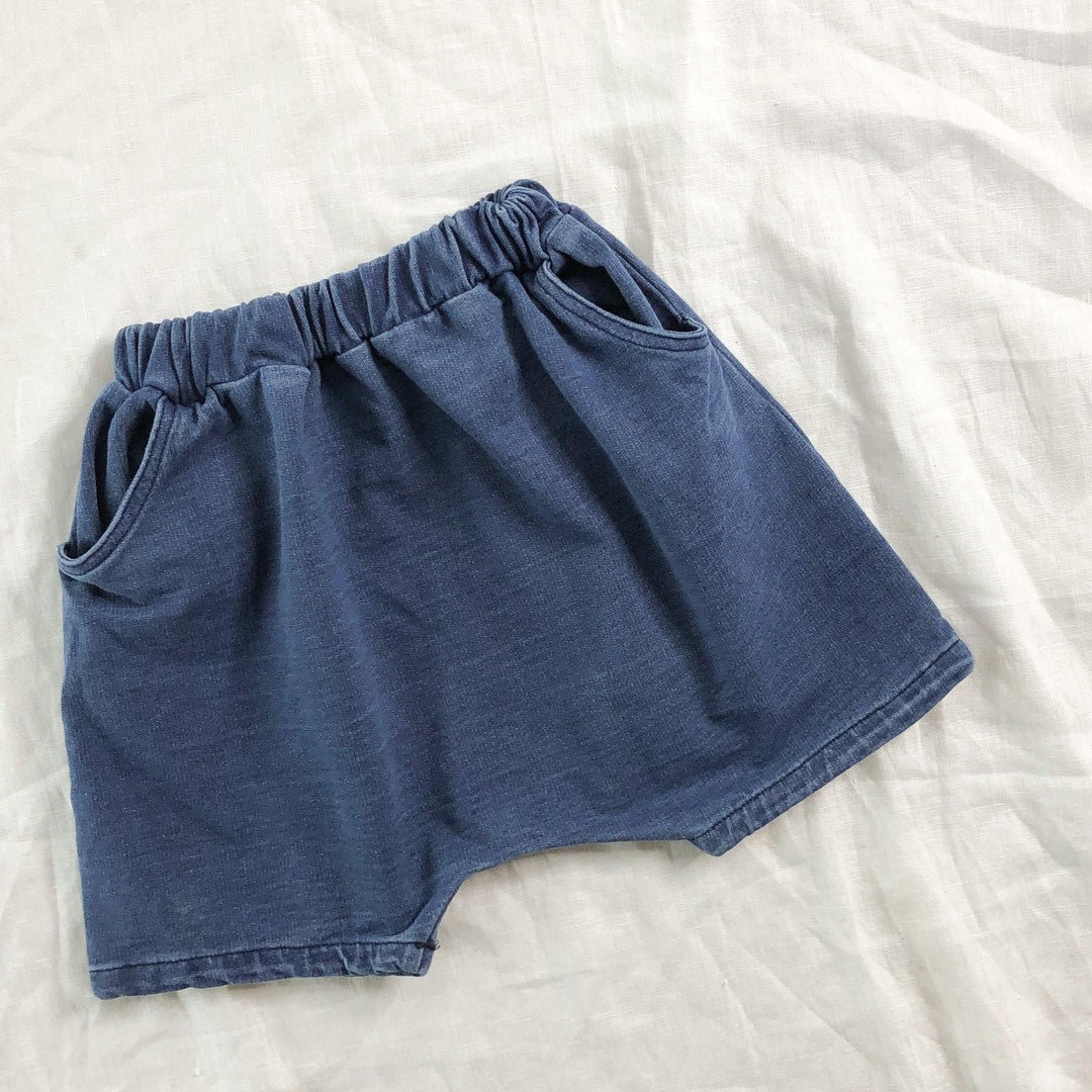 Classic Denim Shorts - Cotton Chambray - littleclothingco