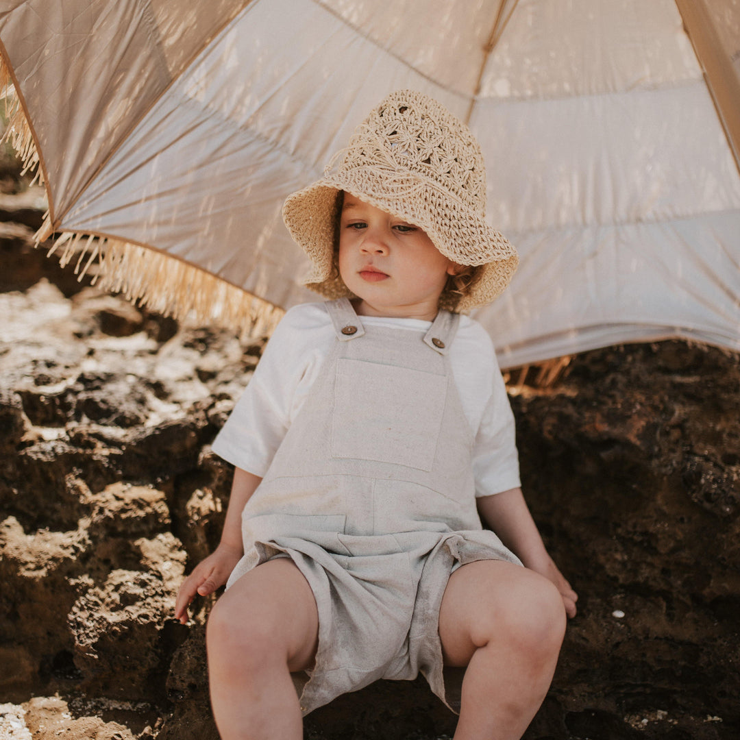 My Favourite Summer Overalls - 100% Textured Cotton - littleclothingco