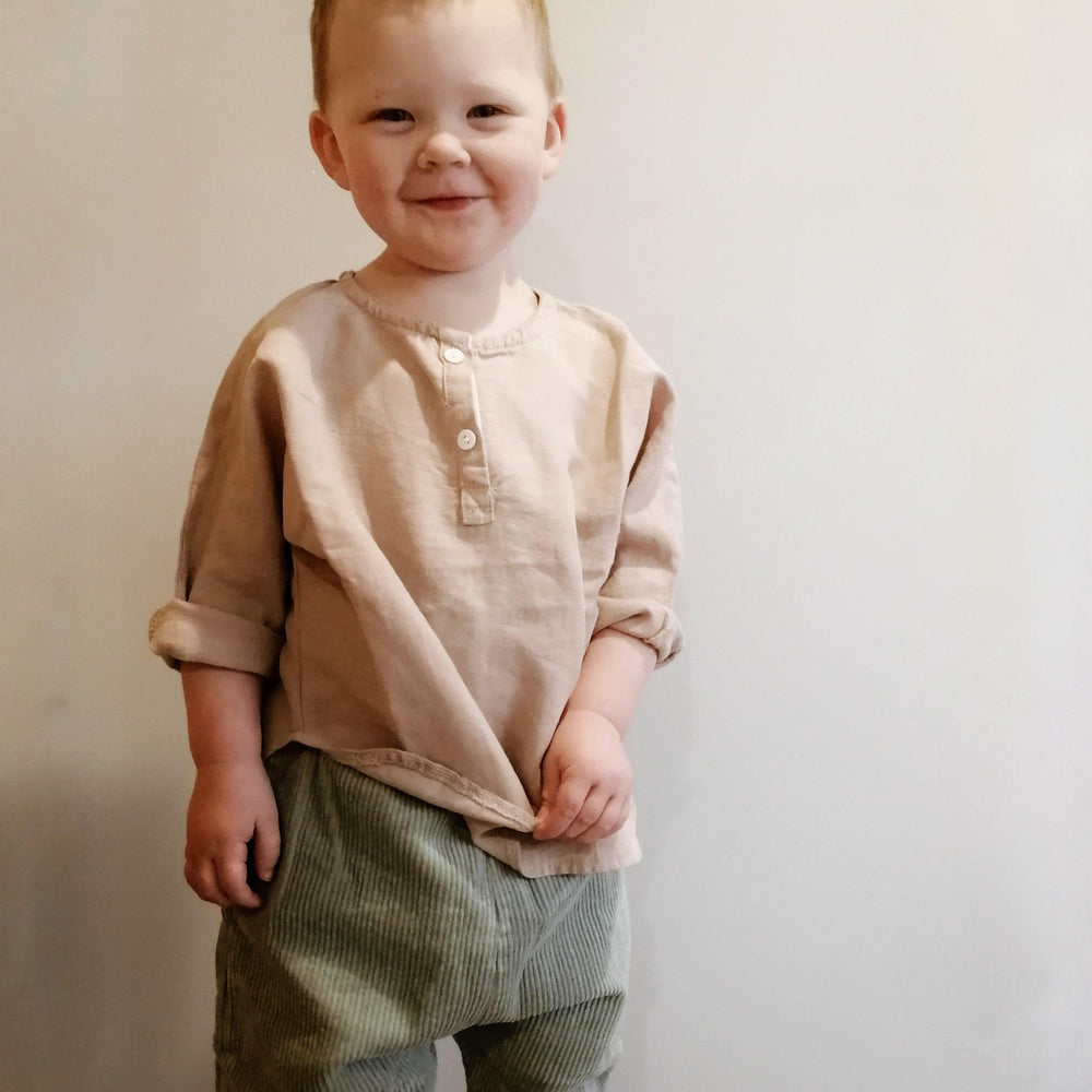 Holiday Mode Loose Shirt - Linen/ Cotton - littleclothingco