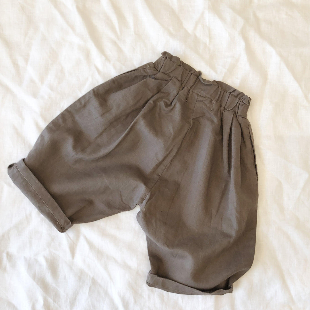 Trouser Shorts 3/4 Length - Linen/Cotton - littleclothingco