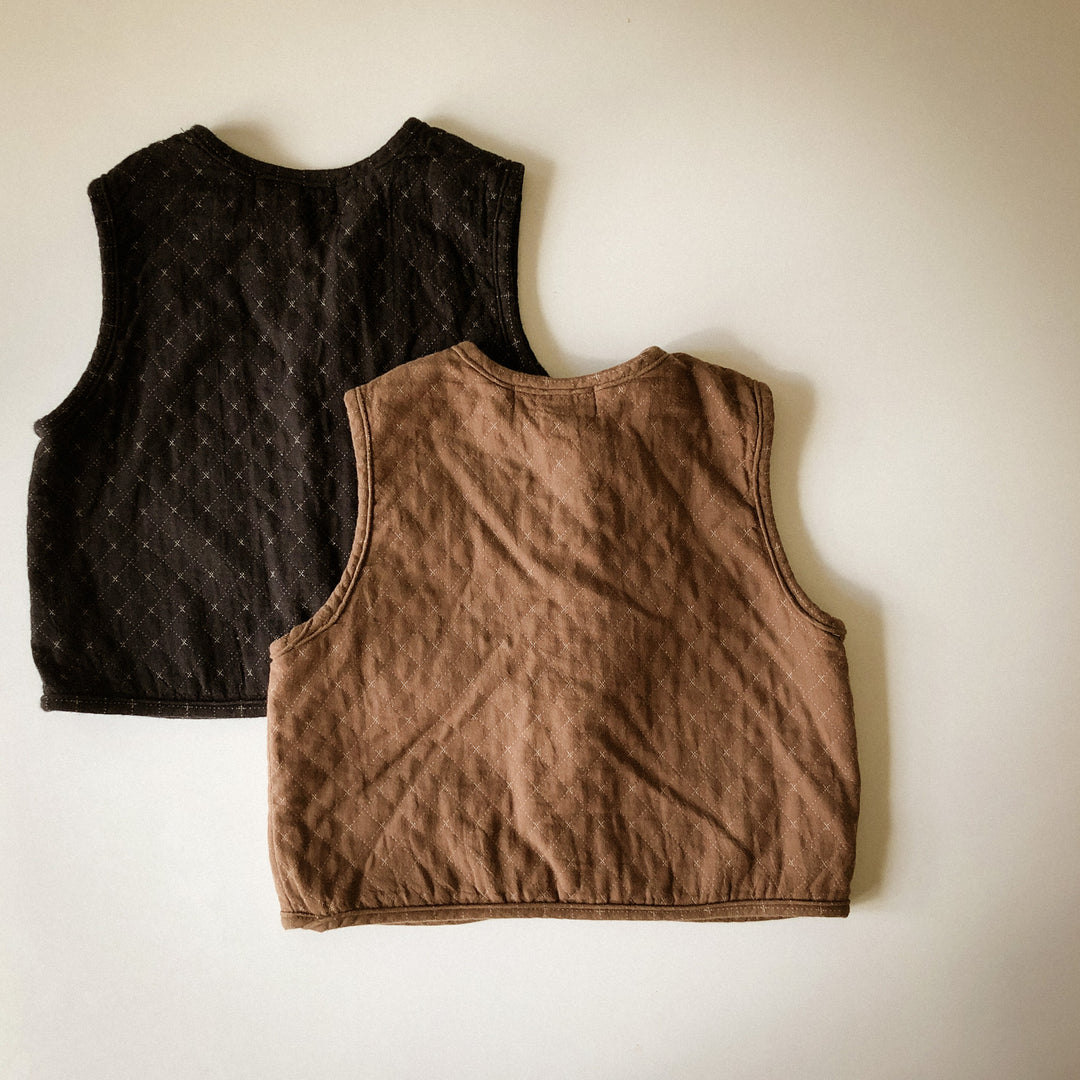 Argyle Pattern Vest with Soft Lining