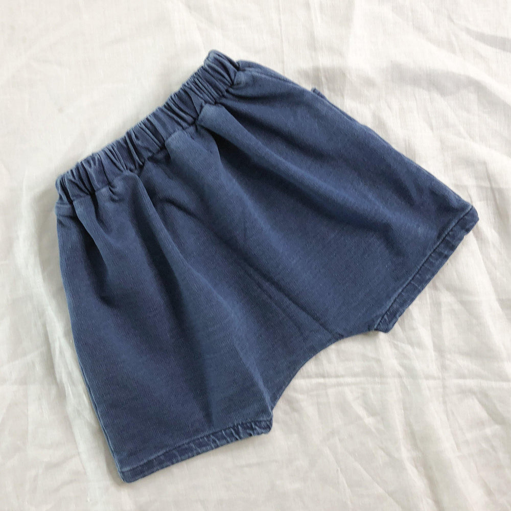 Classic Denim Shorts - Cotton Chambray - littleclothingco