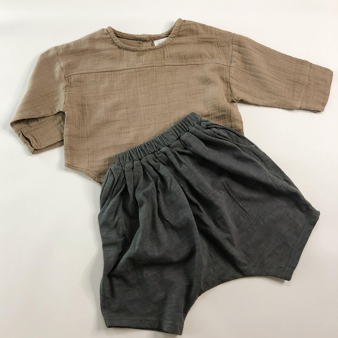 Road Trip Loose Shirt - Crinkle Linen/Cotton - littleclothingco
