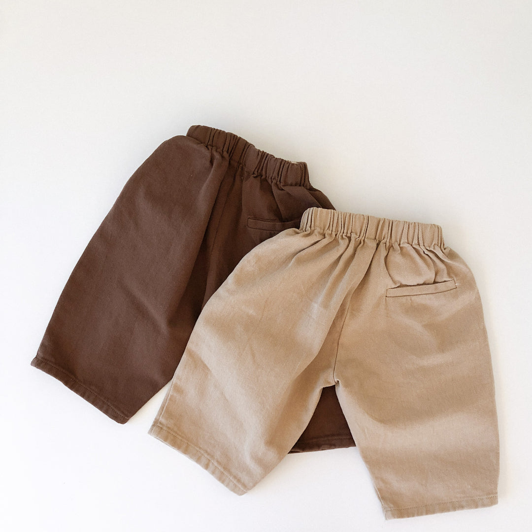 Grandpa Cotton Twill Trouser Pants - SIZE 5-7 & 7-9