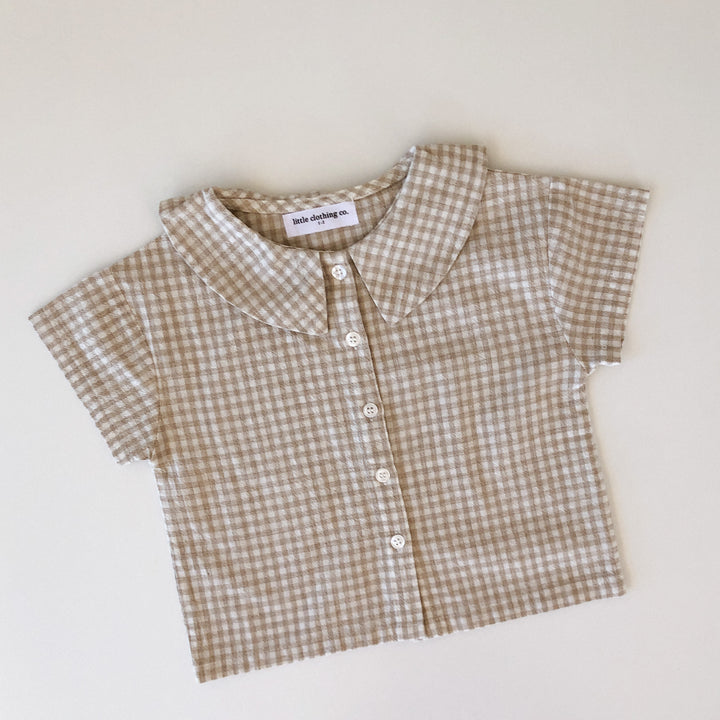 Dearest Little Gingham Shirt