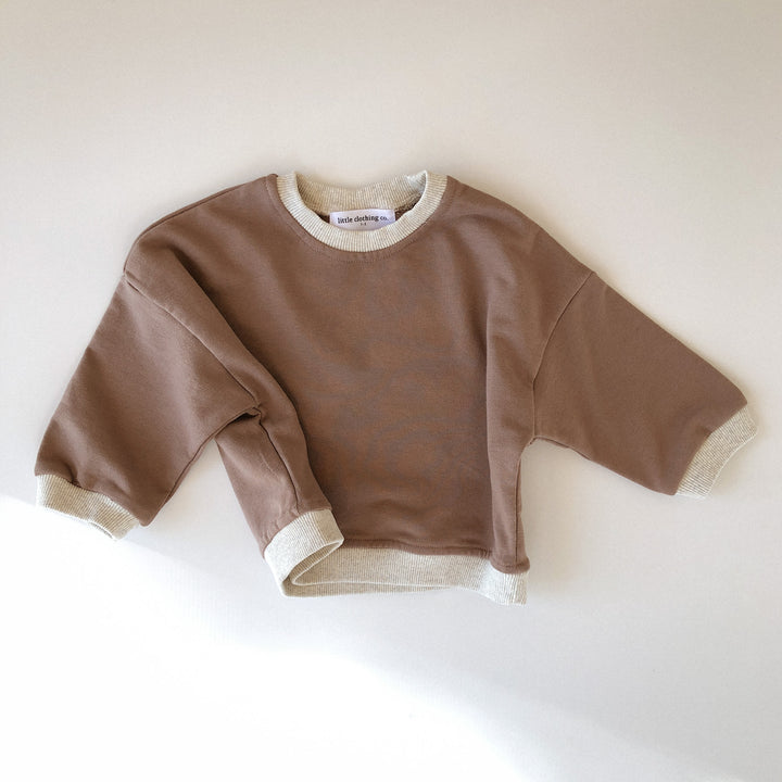 French Terry Jumper with Contrast Edges