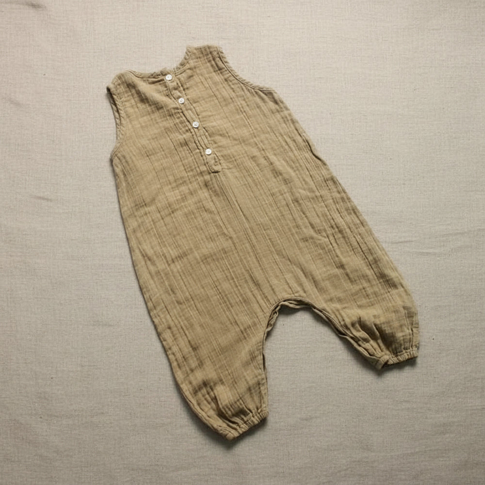 Summer Trails Linen/Cotton Jumpsuit - littleclothingco